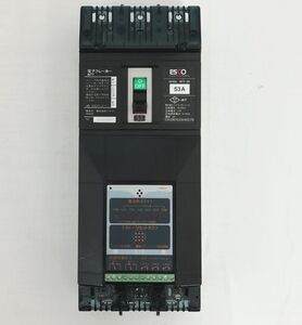 ★見切り★ESCO 電子ブレーカー NT1-53【53A】AC200V 3P IC10KA 電材 制御部品 本体のみ ジャンク 即日発送【H24082803】