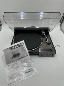 t0788 SONY ソニー レコードプレイヤー PS-20FB / レトロ レコード オーディオ機器