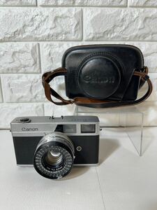 HS41 CANON キャノン フィルムカメラ canonet キャノネット SE45mm 1:1.9 レトロ ジャンク 中古 動作未確認 ケース付