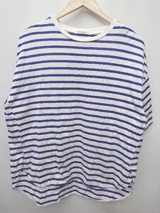 ◇ BEAUTY&YOUTH UNITED ARROWS ボーダー ゆったり 半袖 Tシャツ カットソー 表記なし ホワイト ブルー レディース P