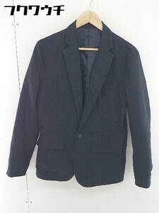 ◇ MK MICHEL KLEIN homme シングル1B 長袖 テーラードジャケット サイズ50 ブラック メンズ