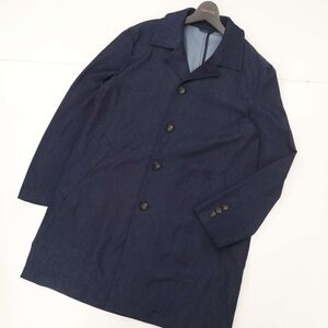 COMME CA MEN コムサ メン 通年 ストレッチ★ デニム チェスターコート Sz.M　メンズ　C4T08496_9#O