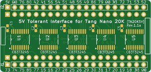 tangnano-5V(20K版)専用プリント基板