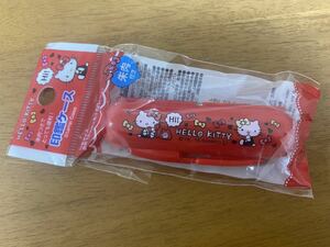 新品可愛い☆☆ハローキティ印鑑ケース便利な朱肉付き♪赤色キティちゃんHello kittyサンリオ