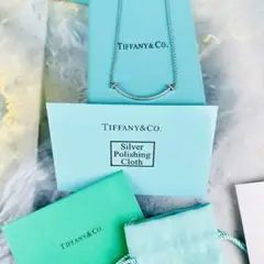 TIFFANY&Co.ティファニーT スマイル ネックレス シルバ