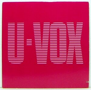 LP,ULTRAVOX　U-VOX　輸入Cut盤