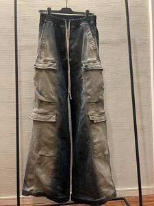 drkshdw double jumbo cargo belas denim rick owens ダークシャドウ デニム　カーゴパンツ　ベラ　ダブル　リックオウエンス 国内正規品