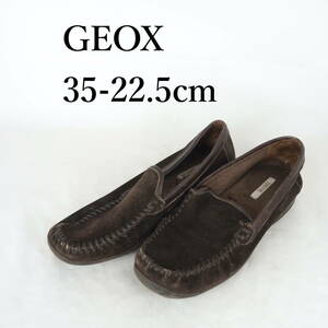 MK1979*GEOX*ジェオックス*レディースローファー*35-22.5cm*こげ茶