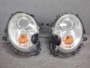 H20年 MM16 ミニ クーパーS クラブマン R55 右H 純正 HID ヘッド ライト 左右 /25【6-20797】86455