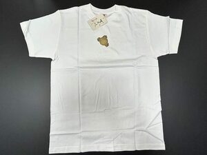 【竜虎】■白■Lサイズ■4730円■半袖Tシャツ■むかしむかし 和柄 金彩仕上げ