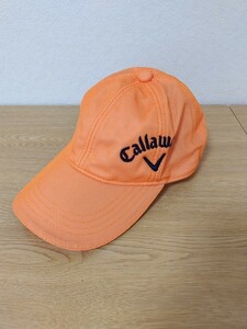 ＼送料込み！／【Callaway】キャロウェイ キャップ オレンジ フリーサイズ ゴルフウェア GOLF スポーツ 帽子 野球帽 ランニング アウトドア