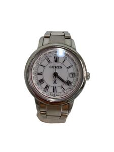 CITIZEN◆ソーラー腕時計/アナログ/-/WHT/SLV/H240-T022472