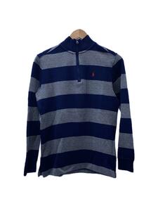 POLO RALPH LAUREN◆スウェット/160cm/コットン/GRY/ボーダー