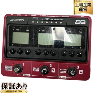 ZOOM B3 ベース用マルチエフェクター 中古 T9638504