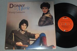 ★日LP DONNY & MARIE/WINNING COMBINATION ★