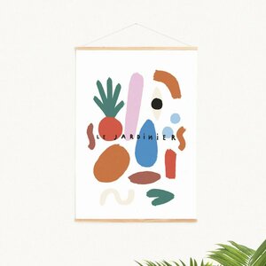 The Gardener wall art Print A3 アート ポスター CoraAbstract 北欧 リビング Poster