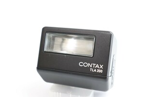 ☆美品☆ コンタックス CONTAX TLA200 Black フラッシュ ストロボ