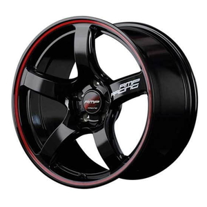 TOYO PROXES TR1 225/45R17 RMP RACING R50 ブラック/リムレッドライン 17インチ 7J+48 5H-114.3 4本セット