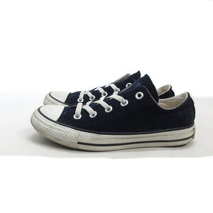 s■【22.5cm】コンバース/CONVERSE ALL STAR ローカットスニーカー■紺/LADIES/50【中古】