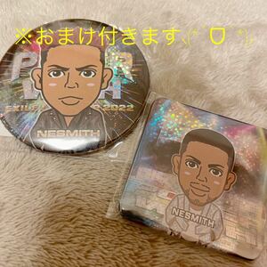 EXILE NESMITH 2個セット 75mm缶バッジ スクエア缶バッジ