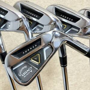 キャロウェイ　Callaway　LEGACY BLACK V FORGED　レガシーブラック アイアンセット　5.6.7.8.9.P 6本セット　Memphis10 スチールシャフト 