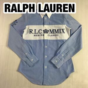 RALPH LAUREN ラルフローレン 長袖シャツ レディースサイズ 2 ライトブルー