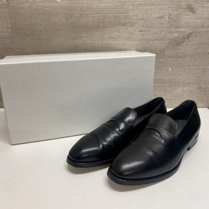 F.LLI Giacometti フラテッリジャコメッティ hole cut Loafer Black フレザーホールカットローファー ブラック size41 FG438【中目黒B04】