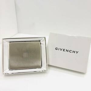 6-0010【GIVENCHY ジバンシー マネークリップ】メンズ ステンレス 札入れ 札ばさみ ブランド シルバー系 お札 財布 1円出品 1円スタート