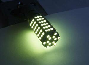 ＜LEDW01F-003＞ 120SMD LED 高輝度ＬＥＤテール・ブレーキランプ バルブ （電球色） S25 ダブル球、高出力LED採用