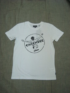 新品CHIEMSEE(キムジー) ドイツ本国限定メンズTシャツSMU T-SHIRT 100 WHITE(S)