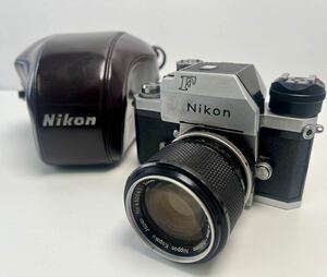 【10/72ES】Nikon F NIPPON KOGAKU フィルムカメラ f=43mm〜f=86mm 1:3.5 動作未確認