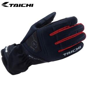 RS TAICHI RSタイチ RST449 DRYMASTER-FIT レイングローブ カラー:BLACK/RED サイズ:WM