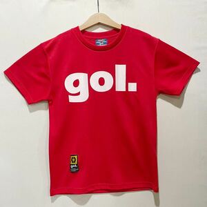 SALE! メール便可能! gol (ゴル) 半袖 プラクティスシャツ (150) RED | futsal soccer フットサル サッカー プラシャツ レッド 赤 セール