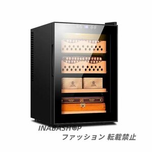 50l電子ヒュミドール、60w大型冷蔵ヒュミドール、スマートタッチパネル、調節可能な温度、LED冷光、300本の葉巻を収納可能 父/夫へのギフト