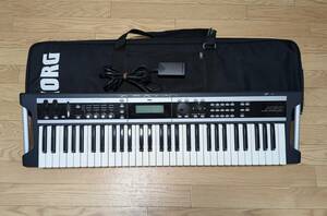 音出し確認済み★コルグ/KORG ミュージックシンセサイザー キーボード X50-61 61鍵 純正ソフトケース付き★現状渡し