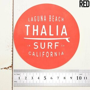 【送料無料】THALIA SURF タリアサーフ DOT BIG 4 STICKER ステッカー シール　RED