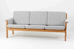 Hans J.Wegner(ハンス・J・ウェグナー)　GE50　トリプルソファ/3人掛けソファ　オーク材　GETAMA/ゲタマ