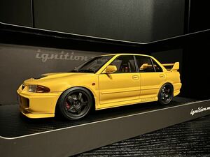 [絶版品] 1/18 IG1545 Mitsubishi Lancer Evolution III GSR CE9A Yellow イグニッションモデル ignition model ランサー ランエボ 3 EVO