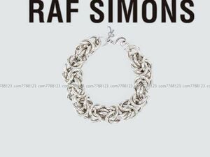 保管品◎５.６万《RAF SIMONS》チェーン ブレスレットCluster Chain Braceletアダム エ ロペ ラフシモンズ (元 ジルサンダー ディオール)