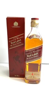 【和の美】 ■未開栓■　Johnnie Walker Red Label　700ml　1820　オールドスコッチウイスキー　40度　輸入品　スコットランド