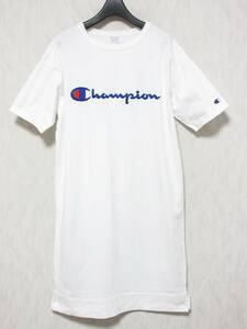 champion チャンピオン ロゴ Tシャツ ワンピース CW-P308 レディース M ホワイト　irmri yg6546