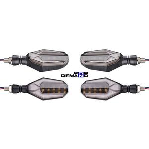 ◇即納◇汎用 12V オクタゴン LED ウインカー 白 1台分4個セット XL250 XL250R XL250R パリダカ XL250S XLR200R