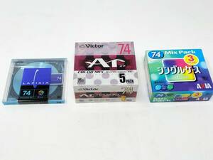 【未開封品】MDディスク　ビクター AR 5MD-74LX AXIA SLA MIX 74×3P DENON LAPISIA CMD-74L-L 9枚セット