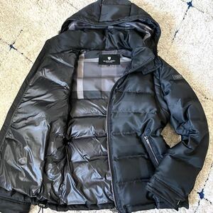 美品◆4way◎ Lサイズ！BLACK LABEL CRESTBRIDGE ブラックレーベルクレストブリッジ ダウンジャケット ダウン シャドーチェック ベスト 黒