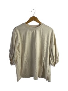 nest Robe◆半袖カットソー/FREE/コットン/WHT/無地/01232-1045-2