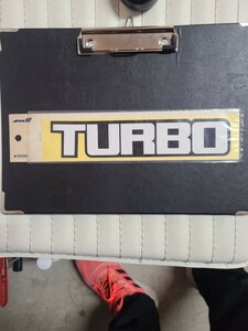 　ターボステッカー　TURBOステッカー　シビック　当時物　昭和レトロ　ターボ　ステッカー　レア物　ビンテージステッカー