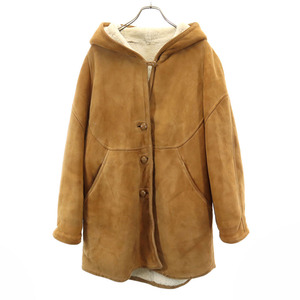 Shearling 80s ヴィンテージ ムートンコート 46 ブラウン レディース