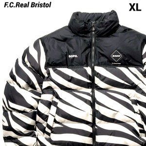 XL 新品 ¥63,800【F.C.Real Bristol STAND COLLAR DOWN JACKET FCRB-232030 A ゼブラ エフシーレアルブリストル ダウンジャケット】