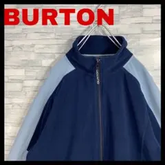 BURTON バートン　フリース　ジップジャケット　刺繍ロゴ　古着