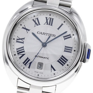 カルティエ CARTIER WSCL0007 クレ ドゥ カルティエ デイト 自動巻き メンズ 良品 _820840